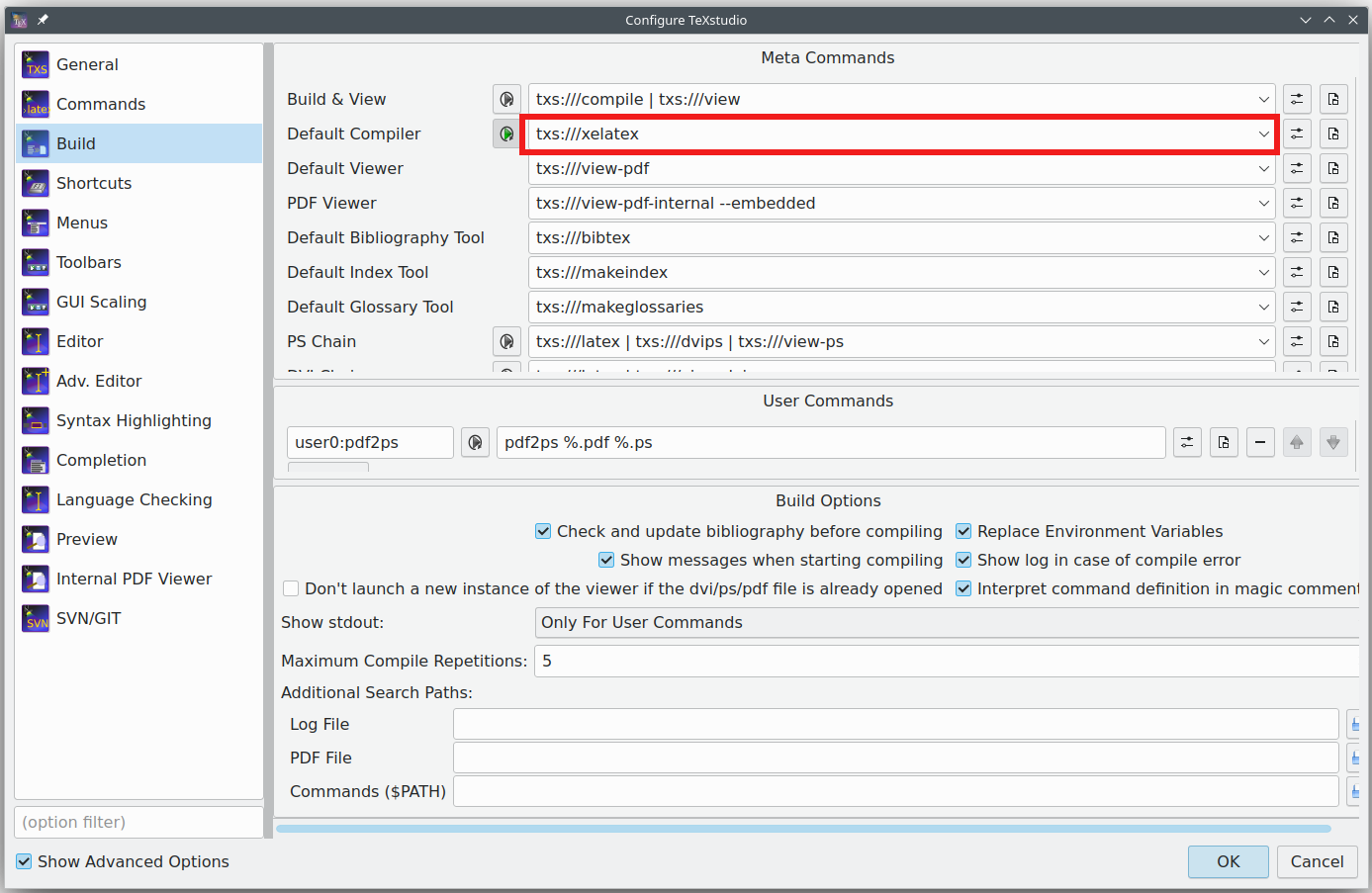 texstudio-build-settings